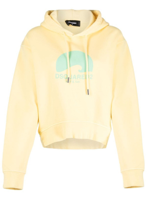 

Logo-print drawstring hoodie, Dsquared2 Logo-print drawstring hoodie
