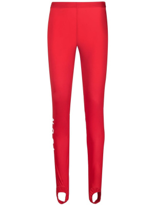 

Logo-print stirrup leggings, Dsquared2 Logo-print stirrup leggings
