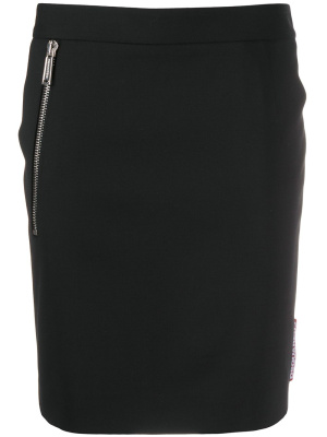 

Logo tag fitted skirt, Dsquared2 Logo tag fitted skirt