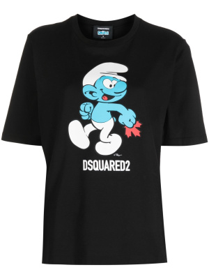 

Cartoon-print cotton T-shirt, Dsquared2 Cartoon-print cotton T-shirt