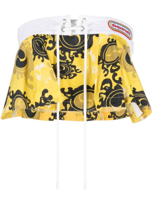

Surfer Boxer strapless crop top, Dsquared2 Surfer Boxer strapless crop top