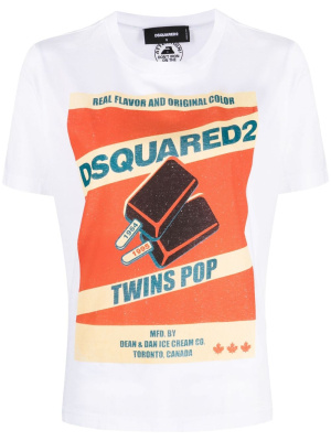 

Printed cotton T-shirt, Dsquared2 Printed cotton T-shirt