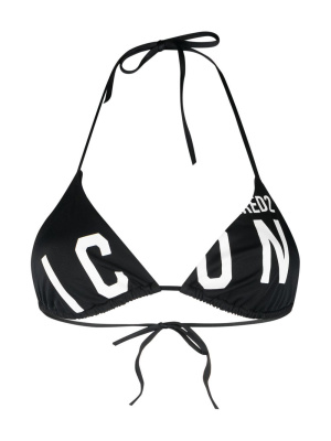

Icon printed bikini top, Dsquared2 Icon printed bikini top