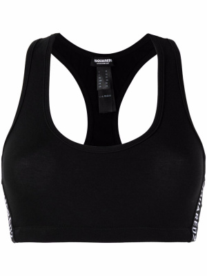 

Side logo-print sports bra, Dsquared2 Side logo-print sports bra