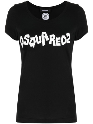 

Logo-print slim-fit T-shirt, Dsquared2 Logo-print slim-fit T-shirt