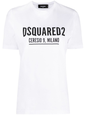 

Logo-print short-sleeve T-shirt, Dsquared2 Logo-print short-sleeve T-shirt