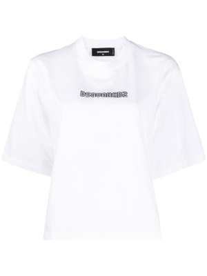 

Logo-print cotton T-shirt, Dsquared2 Logo-print cotton T-shirt