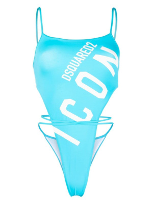 

Icon graphic-print swimsuit, Dsquared2 Icon graphic-print swimsuit