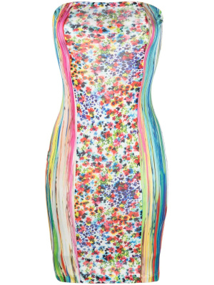 

Mix-print minidress, Dsquared2 Mix-print minidress