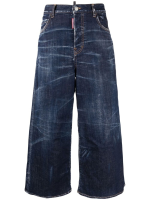 

Cropped wide-leg jeans, Dsquared2 Cropped wide-leg jeans