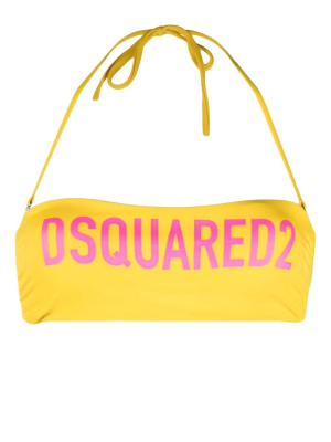 

Logo-print bikini top, Dsquared2 Logo-print bikini top