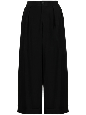 

Drop-crotch cropped trousers, Yohji Yamamoto Drop-crotch cropped trousers