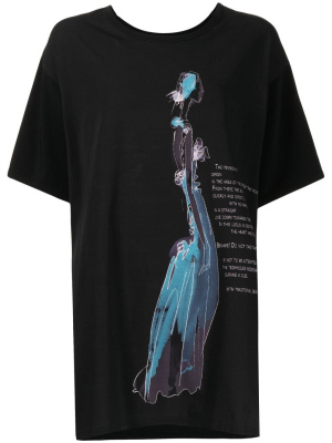

Graphic-print T-shirt, Yohji Yamamoto Graphic-print T-shirt