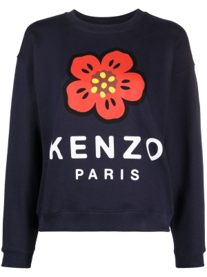 

Boke flower logo-print sweatshirt, Kenzo Boke flower logo-print sweatshirt
