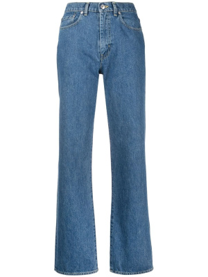 

High-rise straight-leg jeans, Kenzo High-rise straight-leg jeans
