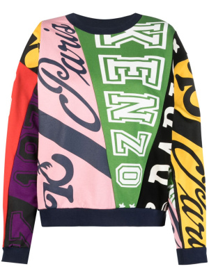 

Flag printed cotton sweatshirt, Kenzo Flag printed cotton sweatshirt