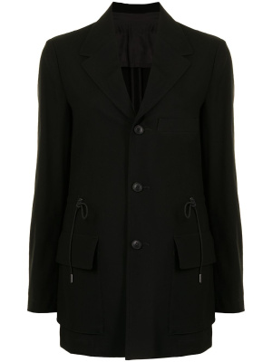 

Drawstring-waist jacket, Yohji Yamamoto Drawstring-waist jacket