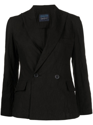 

Cotton peak-lapel jacket, Yohji Yamamoto Cotton peak-lapel jacket