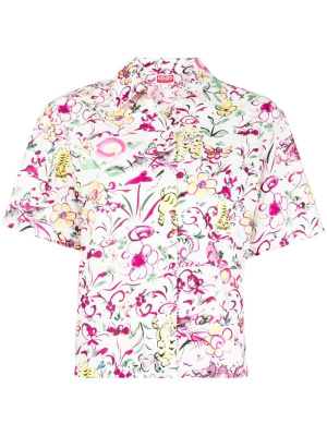 

Akae Tiger short-sleeve shirt, Kenzo Akae Tiger short-sleeve shirt