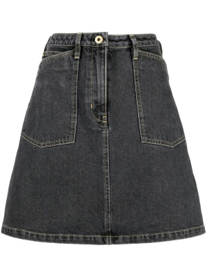 

High-waisted bleached denim skirt, Kenzo High-waisted bleached denim skirt