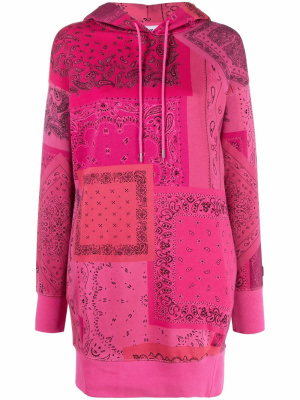 

Bandana print hoodie dress, Kenzo Bandana print hoodie dress