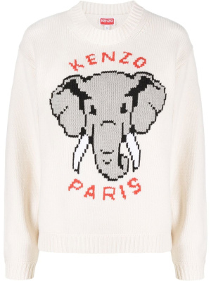 

Elephant intarsia jumper, Kenzo Elephant intarsia jumper