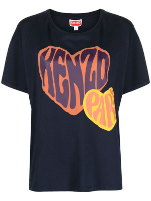 

Logo-print cotton T-shirt, Kenzo Logo-print cotton T-shirt