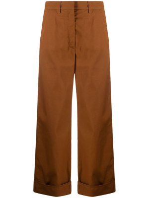 

Wide-leg cotton trousers, Kenzo Wide-leg cotton trousers