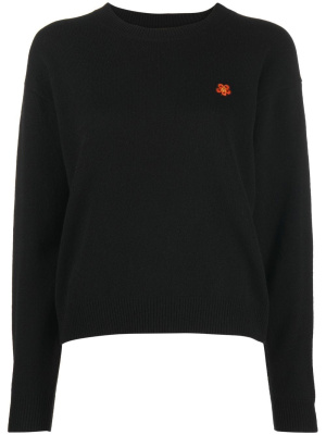 

Logo-patch crew neck jumper, Kenzo Logo-patch crew neck jumper