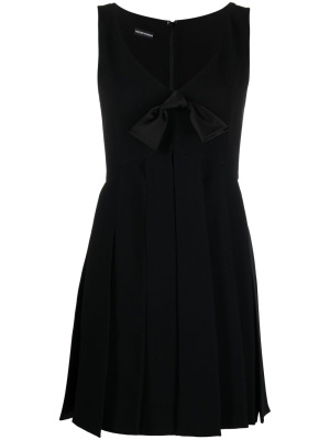 

Bow detail sleeveless dress, Emporio Armani Bow detail sleeveless dress
