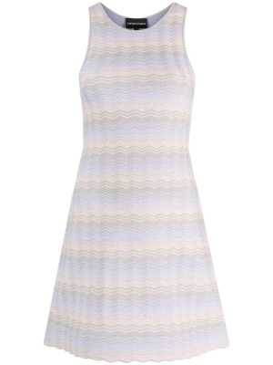 

Chevron jacquard minidress, Emporio Armani Chevron jacquard minidress