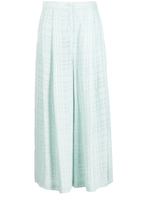 

Cropped wide-leg trousers, Emporio Armani Cropped wide-leg trousers
