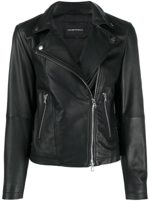 

Zipped biker jacket, Emporio Armani Zipped biker jacket