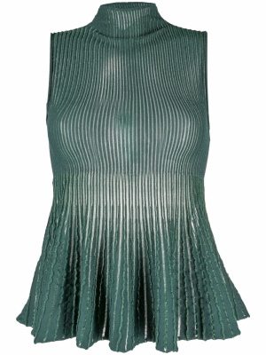 

Ribbed-design top, Emporio Armani Ribbed-design top
