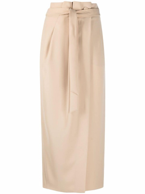 

Sash-belt wrap skirt, Emporio Armani Sash-belt wrap skirt