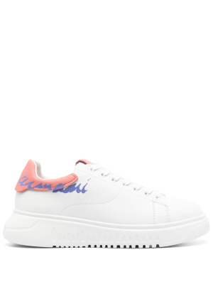 

Logo-print lace-up sneakers, Emporio Armani Logo-print lace-up sneakers