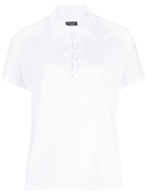

Button-front short-sleeved polo shirt, Emporio Armani Button-front short-sleeved polo shirt