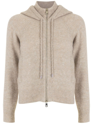 

Hooded zip-up cardigan, Emporio Armani Hooded zip-up cardigan