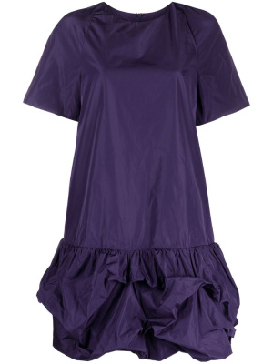 

Oversized riffle-edge dress, Emporio Armani Oversized riffle-edge dress