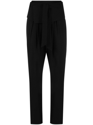 

Belted tapered trousers, Emporio Armani Belted tapered trousers