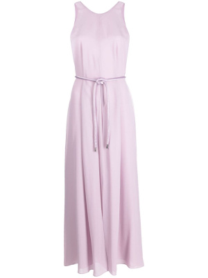 

Tied-waist midi dress, Emporio Armani Tied-waist midi dress