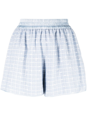 

Bouclé gathered shorts, Emporio Armani Bouclé gathered shorts