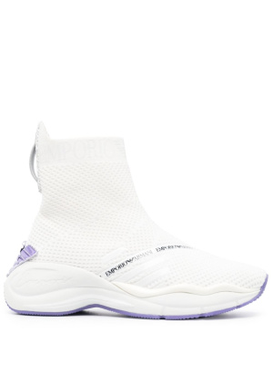 

Logo-print slip-on sneakers, Emporio Armani Logo-print slip-on sneakers