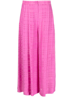 

Check-pattern cropped trousers, Emporio Armani Check-pattern cropped trousers