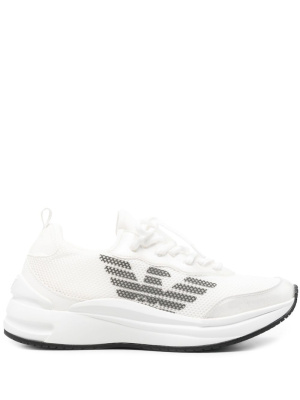 

Logo-print lace-up sneakers, Emporio Armani Logo-print lace-up sneakers