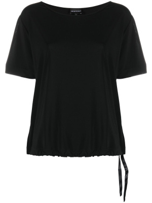 

Side-tie detail T-shirt, Emporio Armani Side-tie detail T-shirt