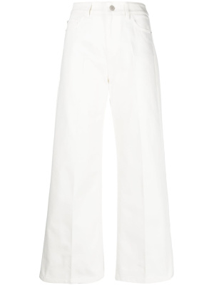 

Wide-leg cropped trousers, Emporio Armani Wide-leg cropped trousers