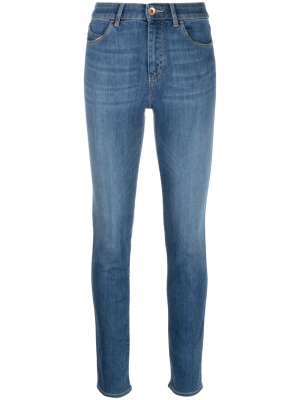 

Embroidered-logo skinny jeans, Emporio Armani Embroidered-logo skinny jeans