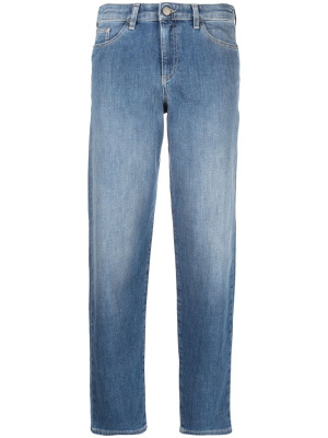 

Logo-print straight-leg jeans, Emporio Armani Logo-print straight-leg jeans
