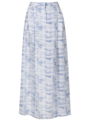 

Pleat-detailing high-waist skirt, Emporio Armani Pleat-detailing high-waist skirt
